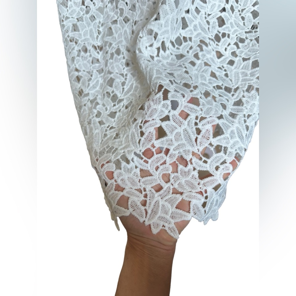 White Eyelet dress by AQUA size S - Picture 7 of 11